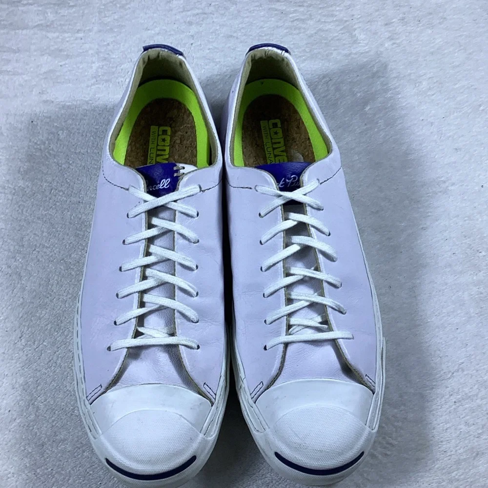 Converse Jack Purcell Chuck Taylor All-Star Leather lunarlon M 8.5 Sneakers - Picture 3 of 12